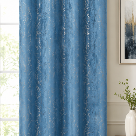 7 Feet Blackout Emboss Curtains