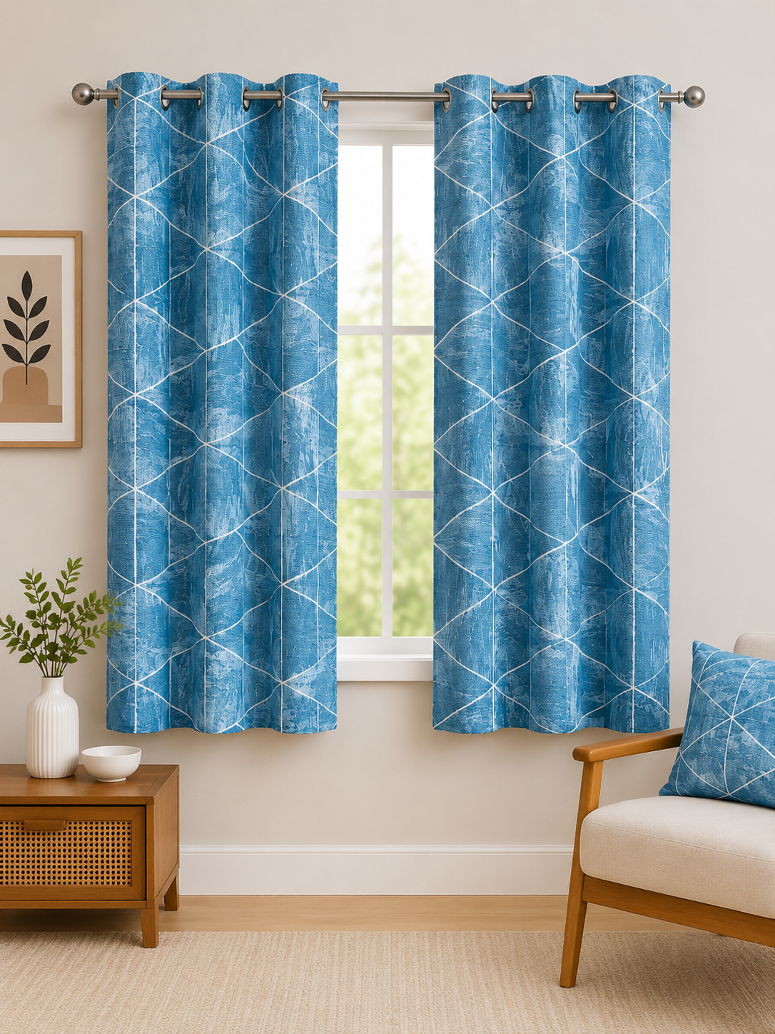 Premium Window Curtains with Elegant Modern Design for Living Room Windows